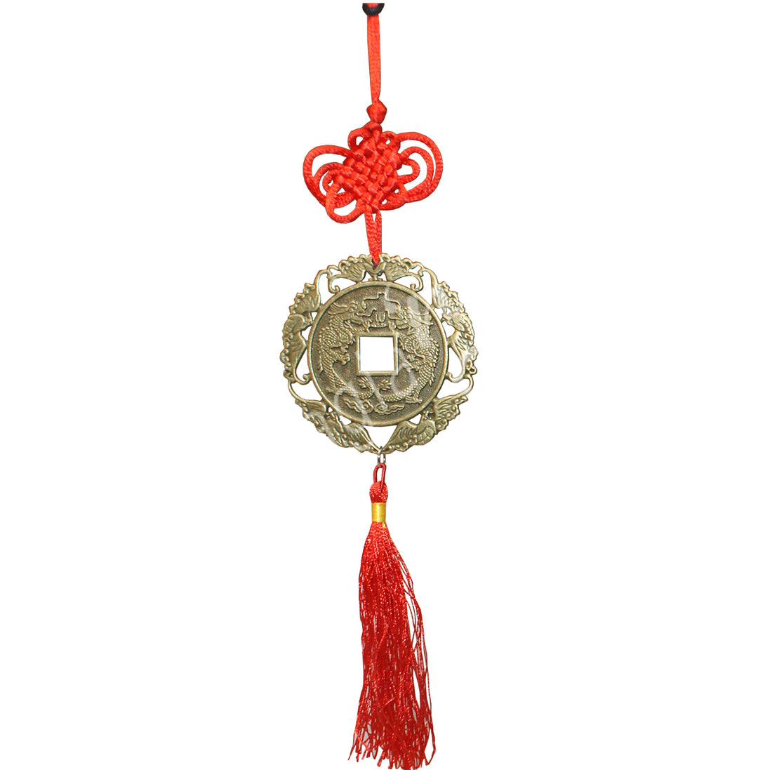 FENG SHUI HANGING COIN WITH DRAGON