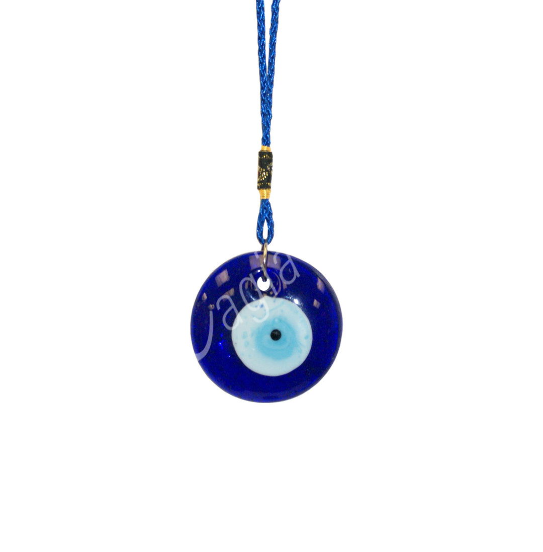 EVIL EYE HANGING GLASS FOR PROTECTION 5″L