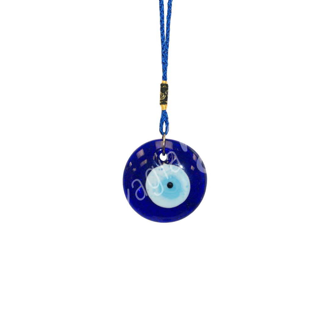 EVIL EYE HANGING GLASS FOR PROTECTION 5″L