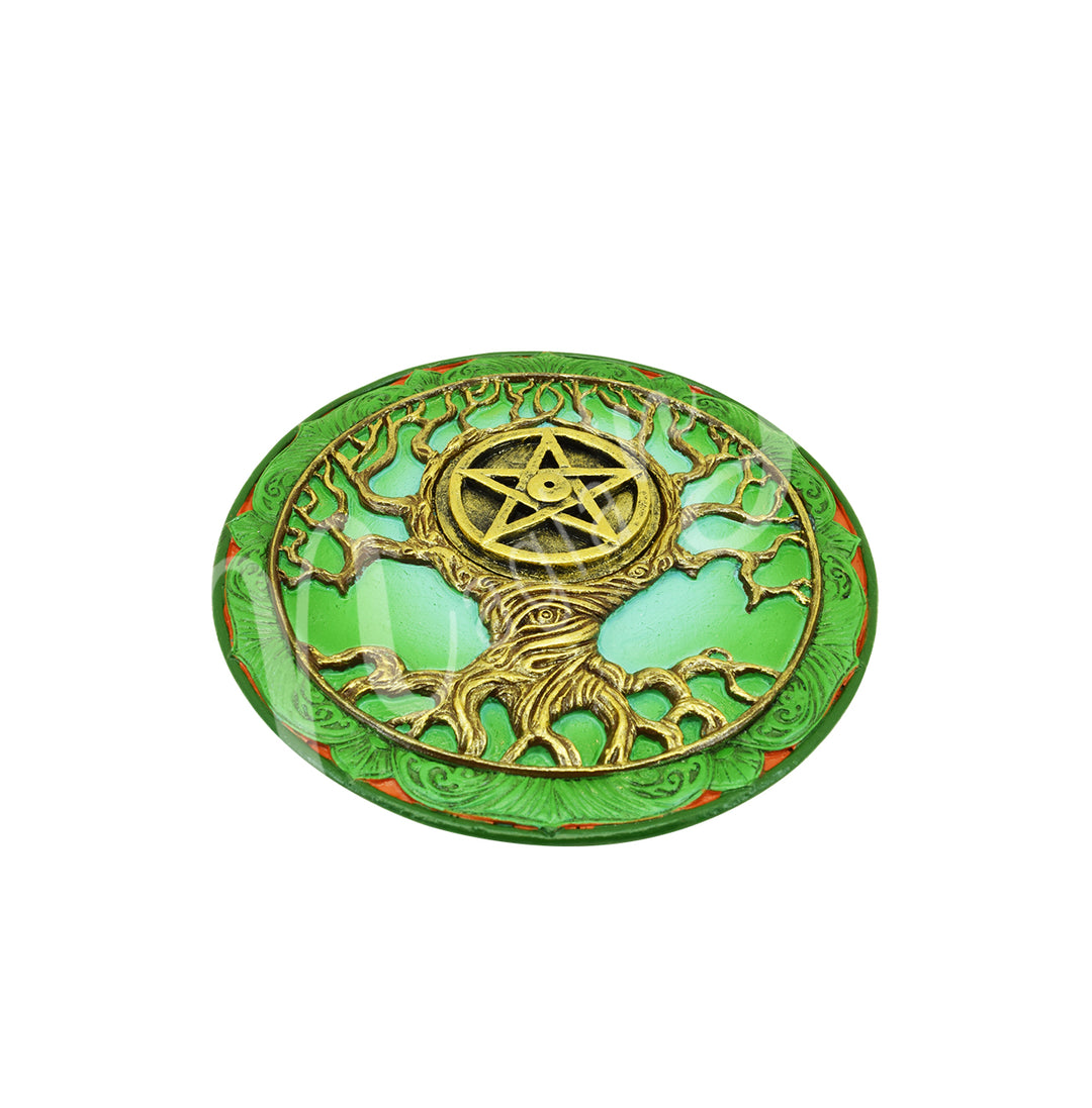 Incense Holder Pentacle in Tree of Life