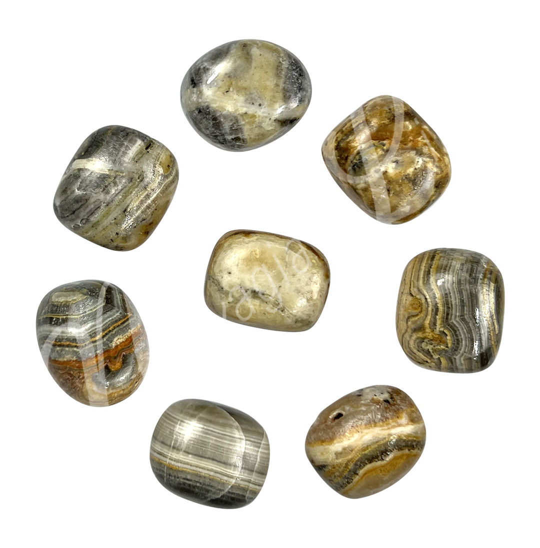 Tumbled Stone Brown Zebra Calcite 20-35mm