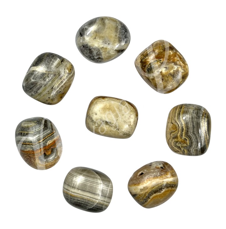 Tumbled Stone Brown Zebra Calcite 20-35mm