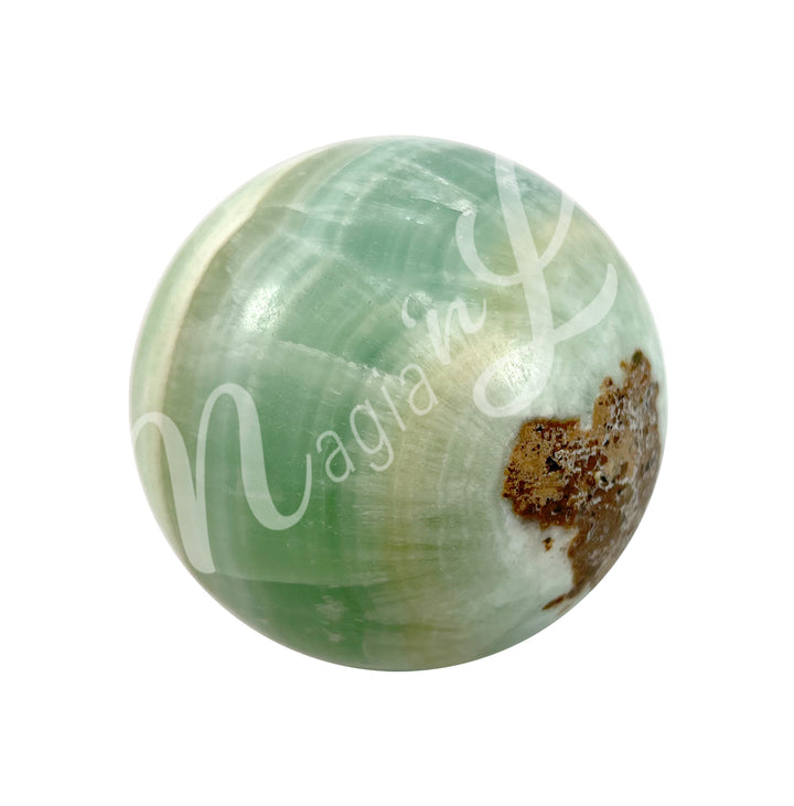 Sphere Pistachio Calcite 2.25"