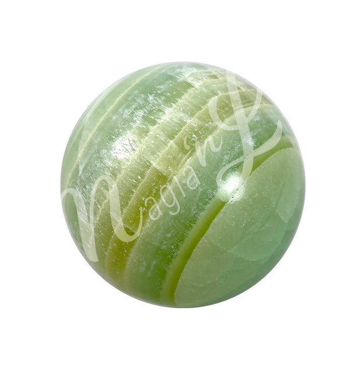 Sphere Pistachio Calcite 2.25"