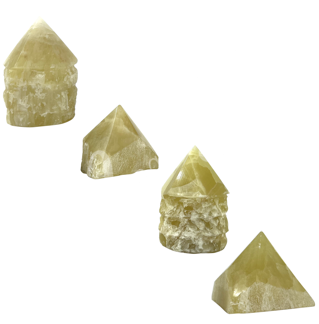 Top Polished Point Lemon Calcite 2.5-3"