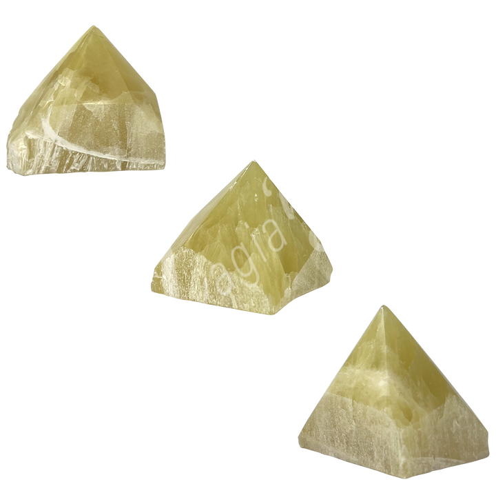 Top Polished Point Lemon Calcite 2.5-3"