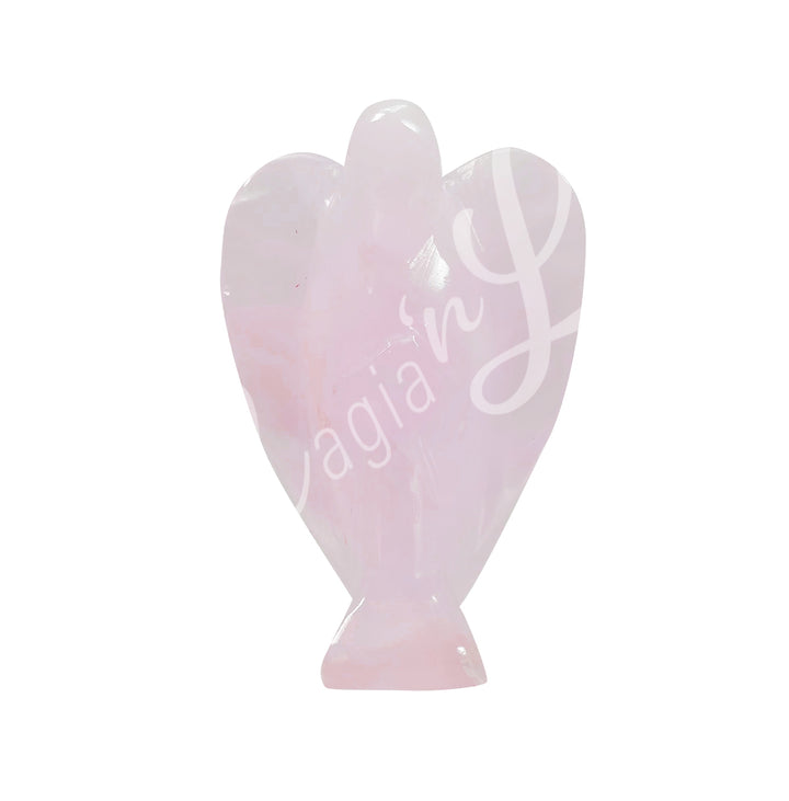 Figurine Angel Pink Calcite 3"