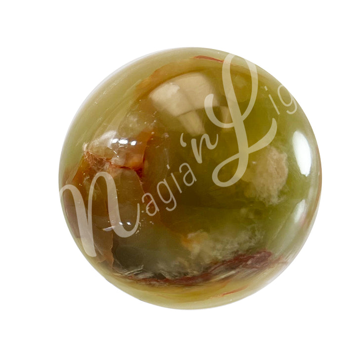 Sphere Green Onyx 2.5-2.75"