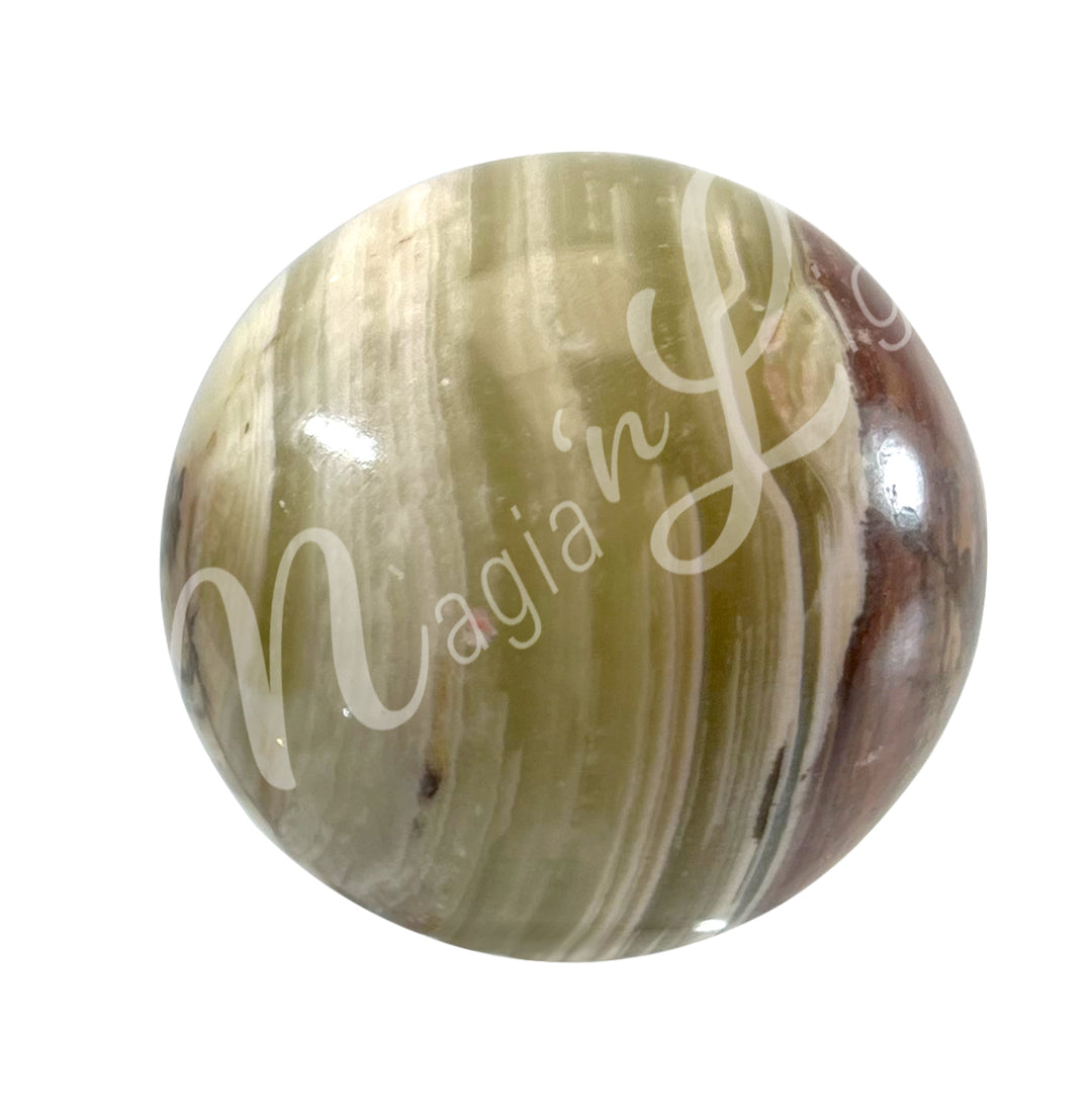 Sphere Green Onyx 1.5-2"