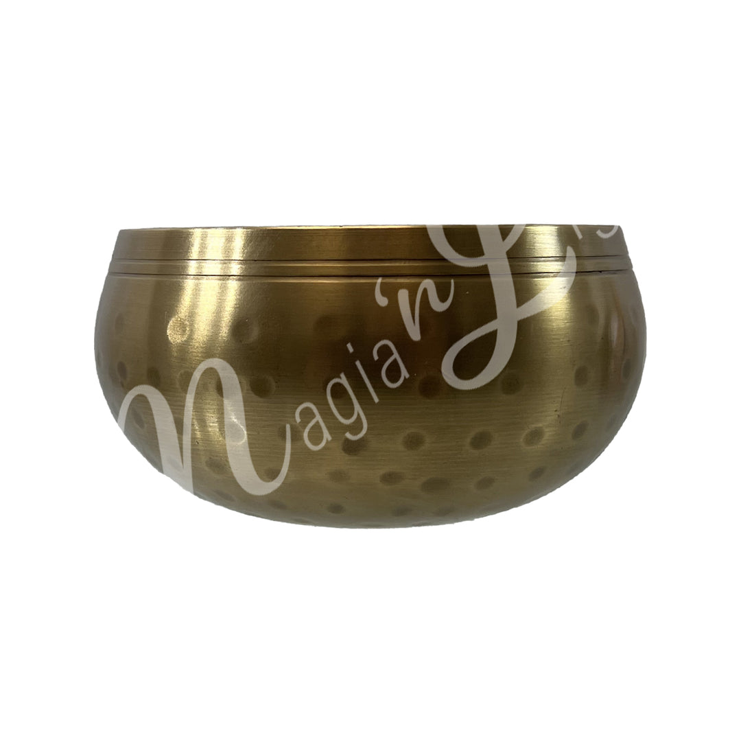 Singing Bowl Plain Casted Hand Hammered 2.5”h X 4.75”dia.