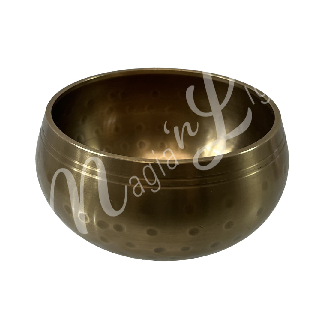 Singing Bowl Plain Casted Hand Hammered 2.5”h X 4.75”dia.