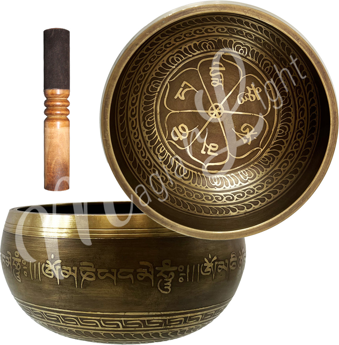 Singing Bowl Mantra 3.25"h X 5.75″dia.