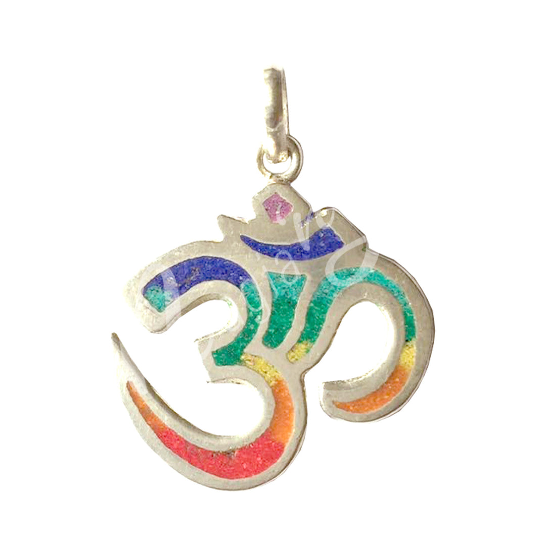 Colgante Chakra Om 1.25″