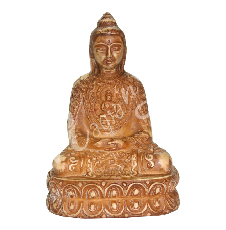 Estatua de Buda de Calma Natural 3,75"h