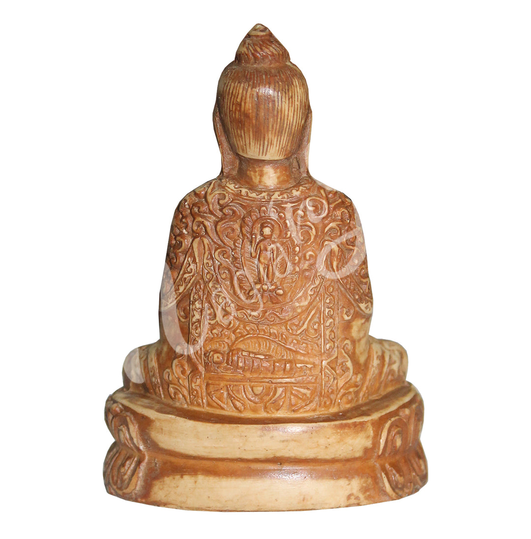 Statue Natural Calm Buddha 3.75"h