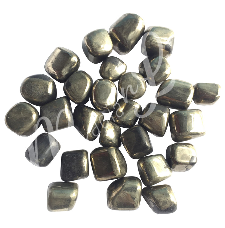 Tumbled Stone Pyrite with Magnetite 15-30mm