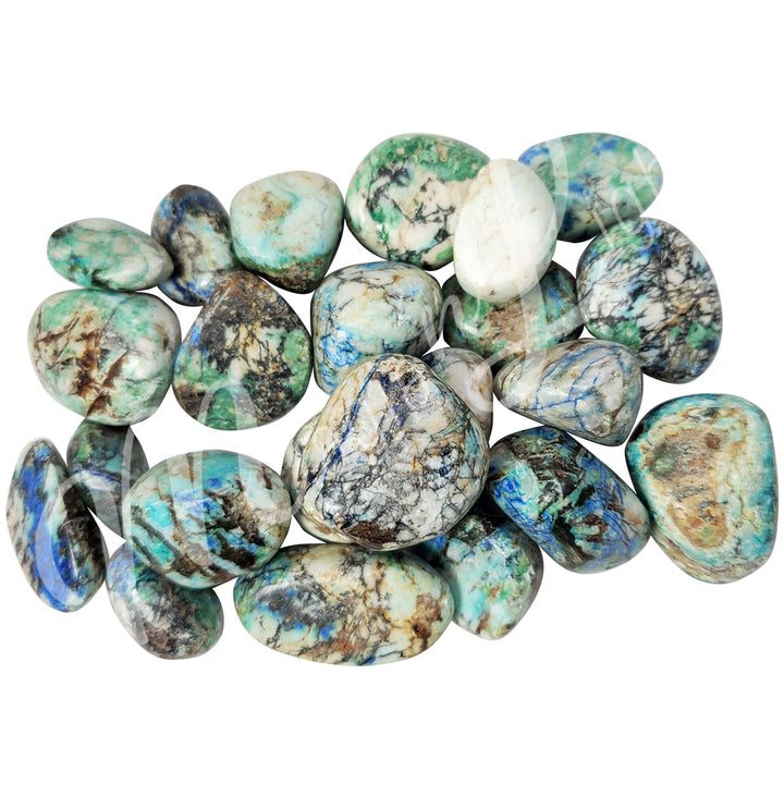 TUMBLED STONE AZURITE/MALACHITE 20-30 MM