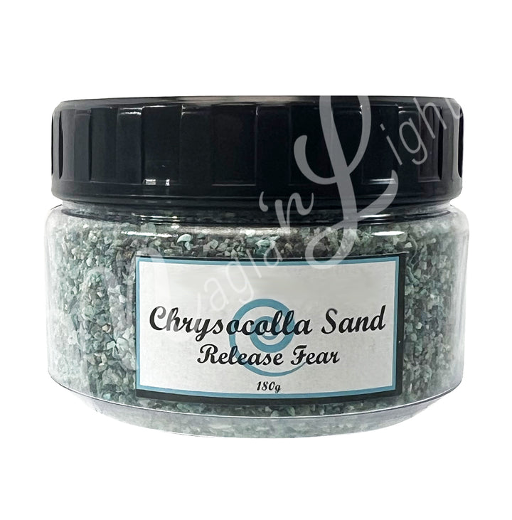 Stone Sand Chrysocolla Releases Fear 180g