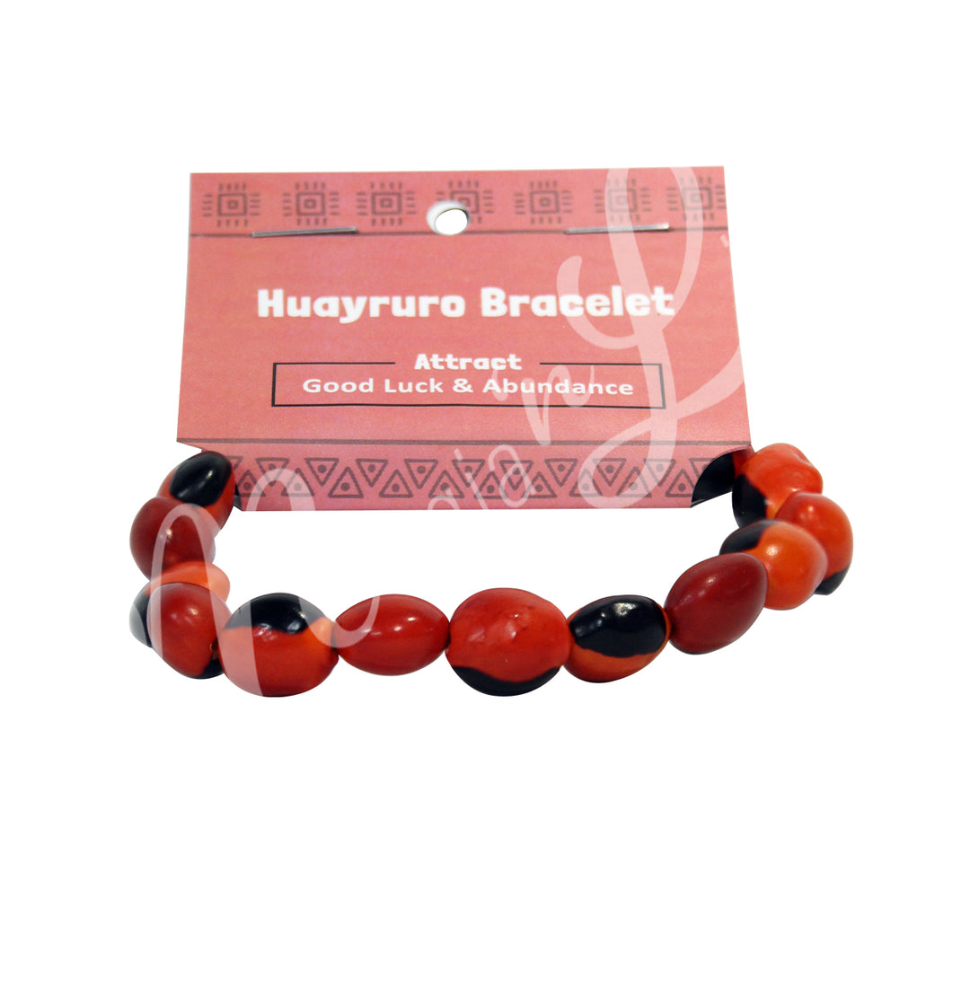 Bracelet Huayruro (8 X 10 mm) 7.15-7.25"