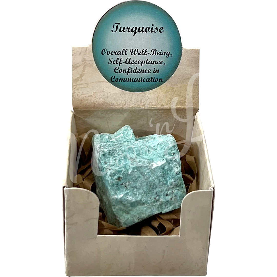 Gift Boxed Natural Raw Stones 1.25-2"