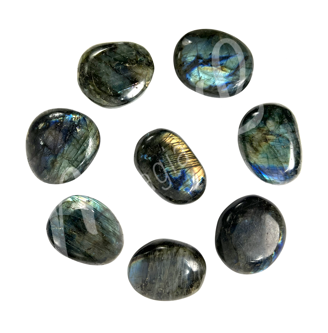 Pebble Labradorite 1st Quality 1.5-2.25"