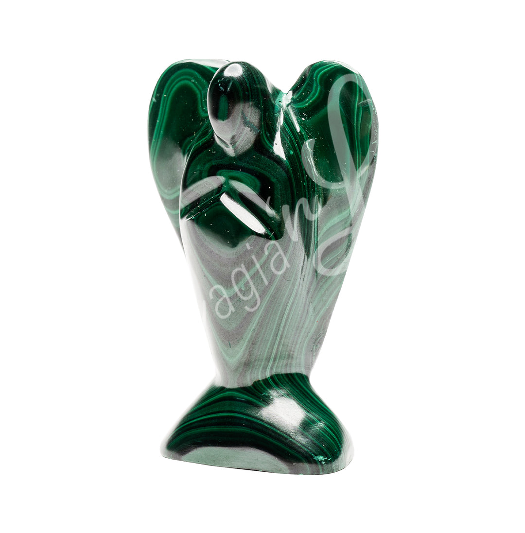 Figurine Angel Malachite 2-2.5"