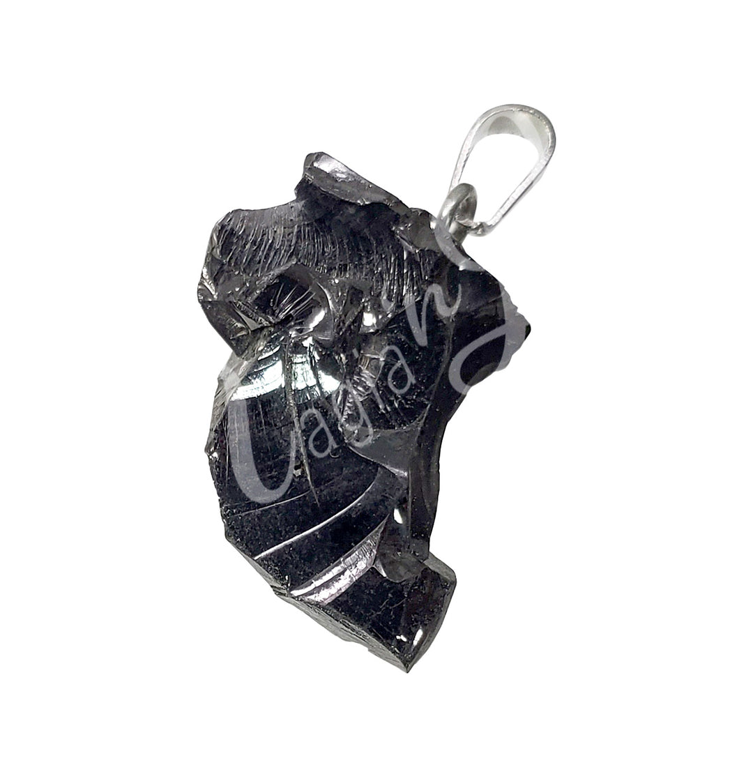 Pendant Drop Shungite, Noble 1"