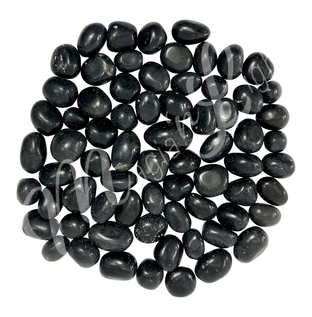 Tumbled Stone Black Agni manitite 20-30mm
