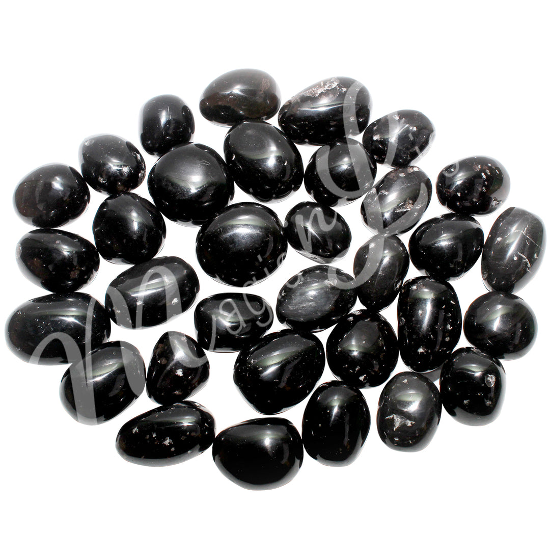 Tumbled Stone Black Agni manitite 20-30mm