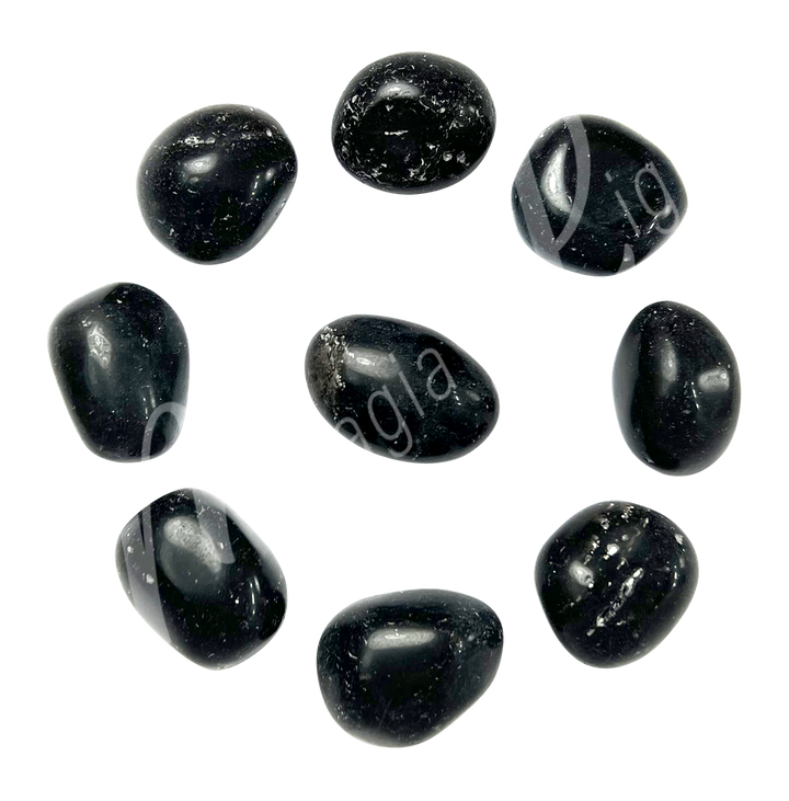 Tumbled Stone Black Agni manitite 20-30mm
