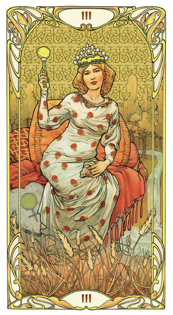 Golden Art Nouveau Tarot