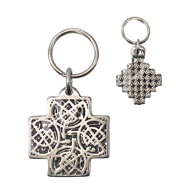 Keychain Metal with Symbol 1.5-1.65”L