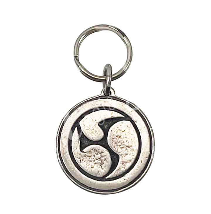 Keychain Metal with Symbol 1.5-1.65”L