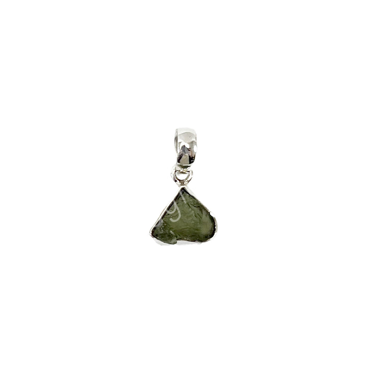 Sterling Silver Pendant Moldavite 20-25mm