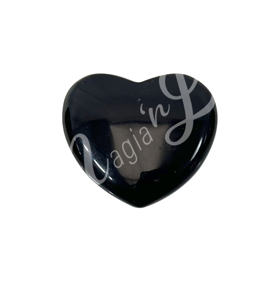 Heart Puffed Stone 1.5"