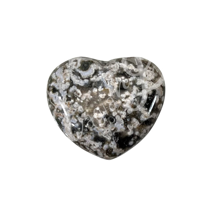 Heart Puffed Stone 1.5"