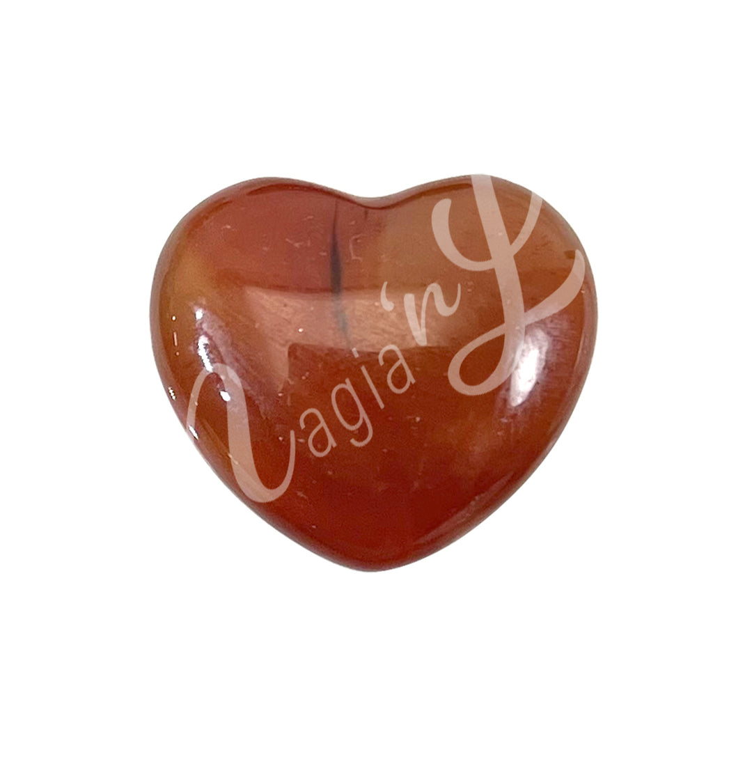 Heart Puffed Stone 1.5"