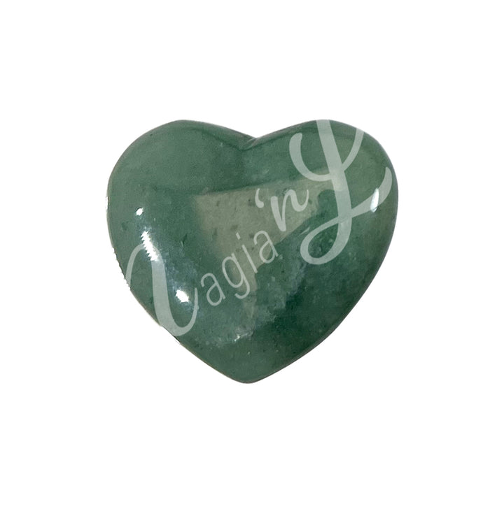 Heart Puffed Stone 1.5"