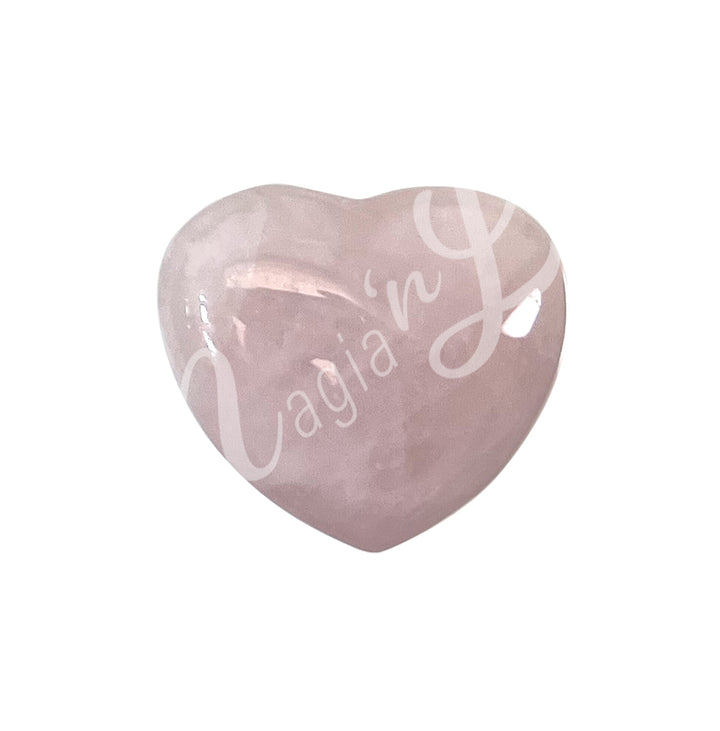 Heart Puffed Stone 1.5"