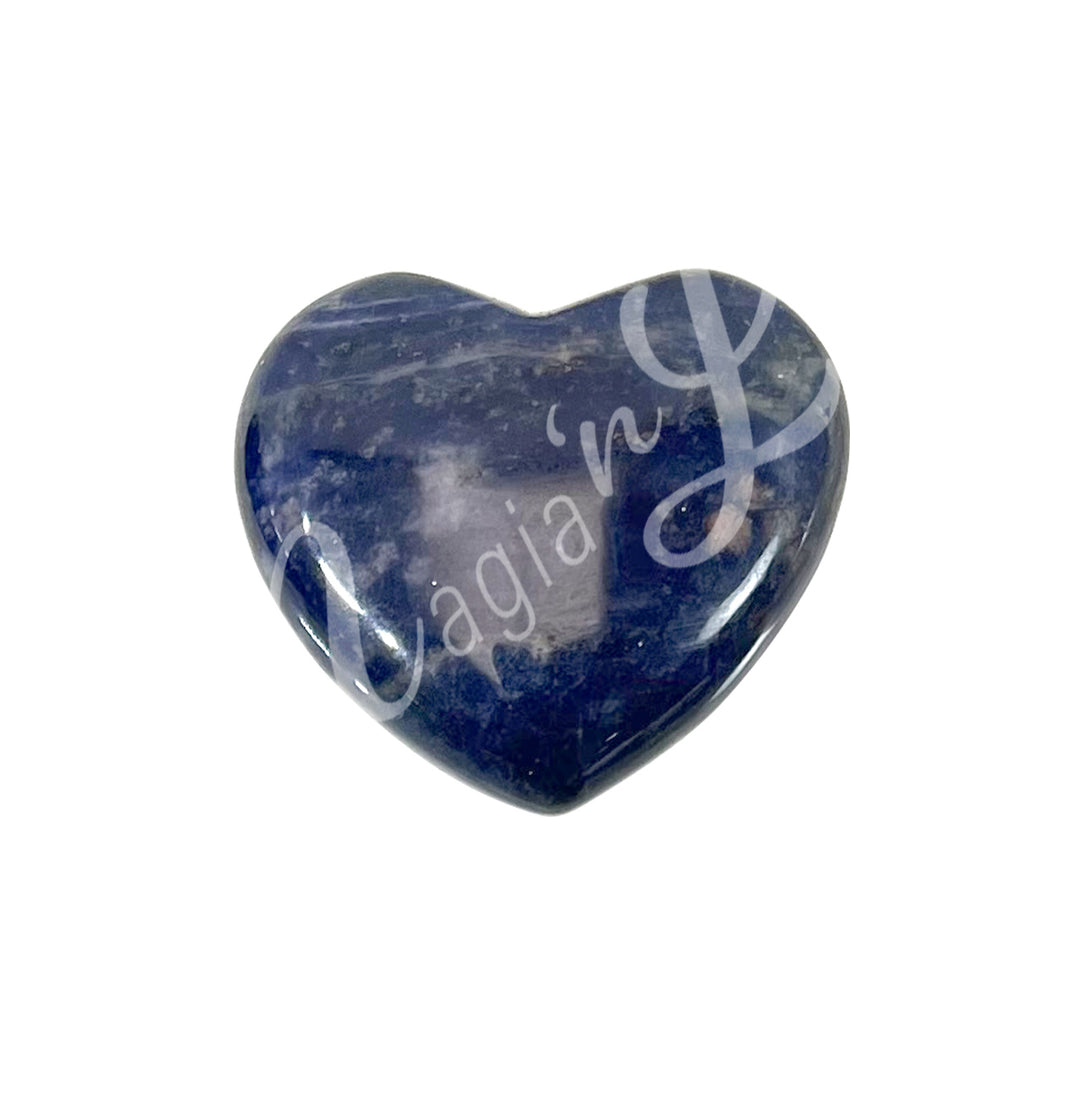 Heart Puffed Stone 1.5"