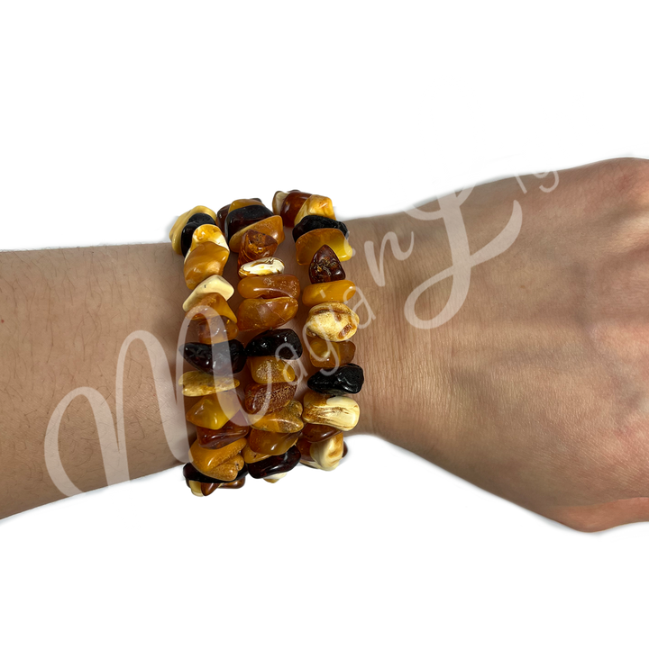 Bracelet Chips of Amber (10-13 mm)