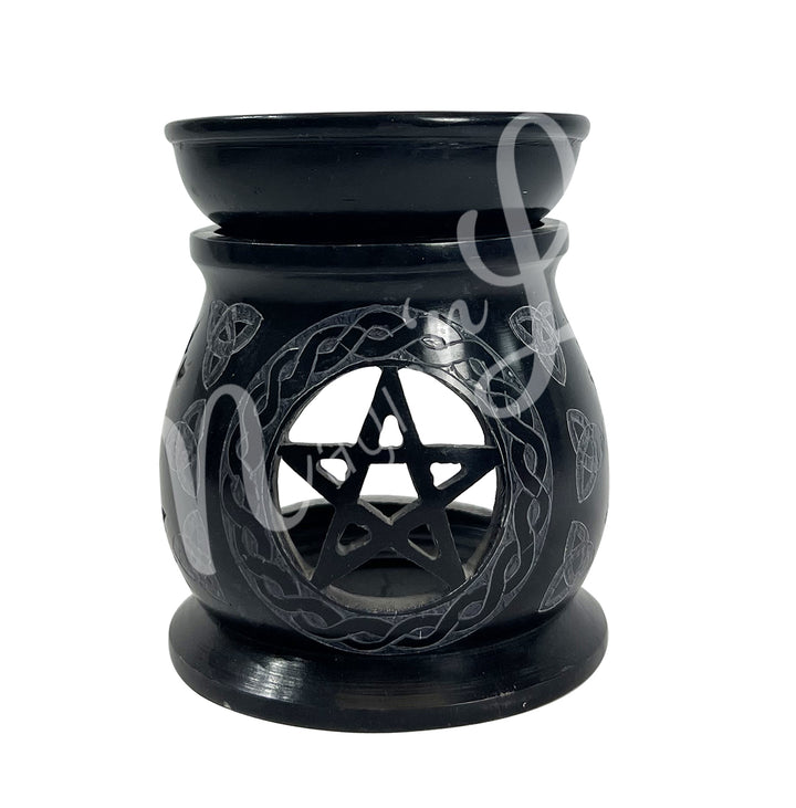 Oil Burner Black Pentacle