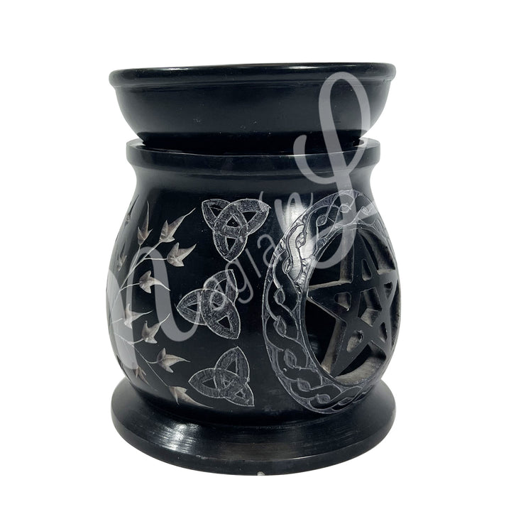 Oil Burner Black Pentacle