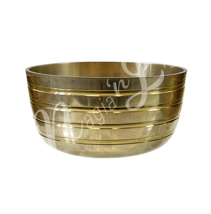 Singing Bowl with Lines Chakra (Set of 7) 3-5"dia.