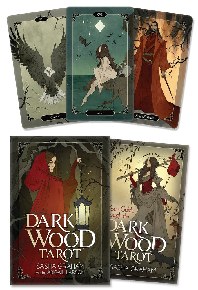 Dark Wood Tarot 6 x 8 x 2"