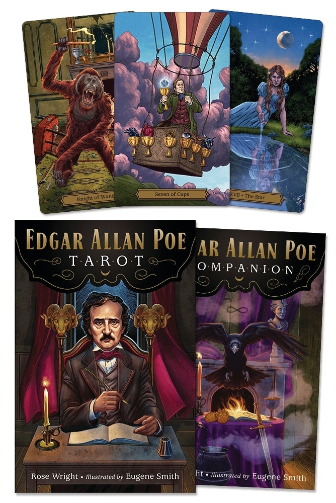 Edgar Allan Poe Tarot 6 x 8 x 2"