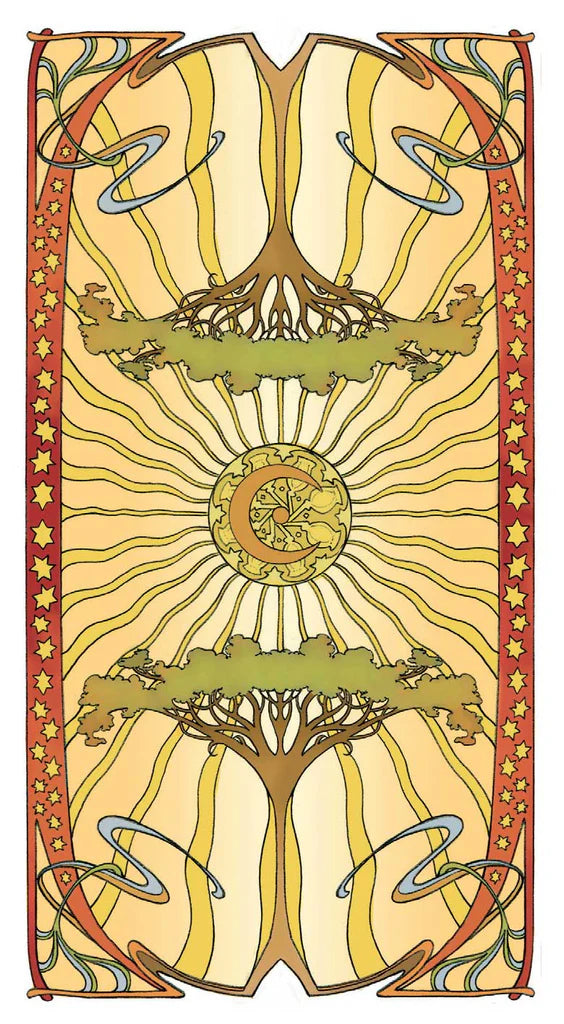 Tarot Art Nouveau Dorado